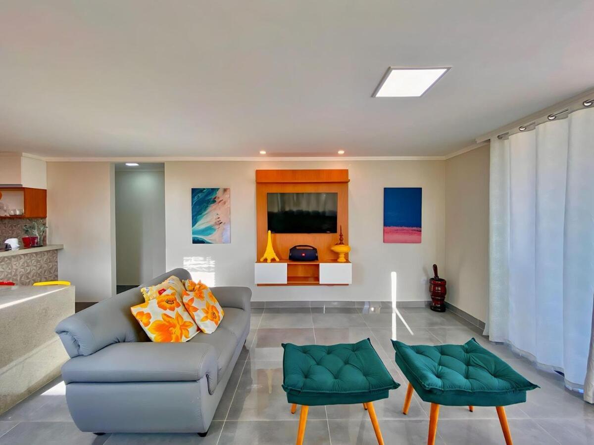 구아라파리 Casa Luxo Vista Incrivel Meaipe 빌라 외부 사진