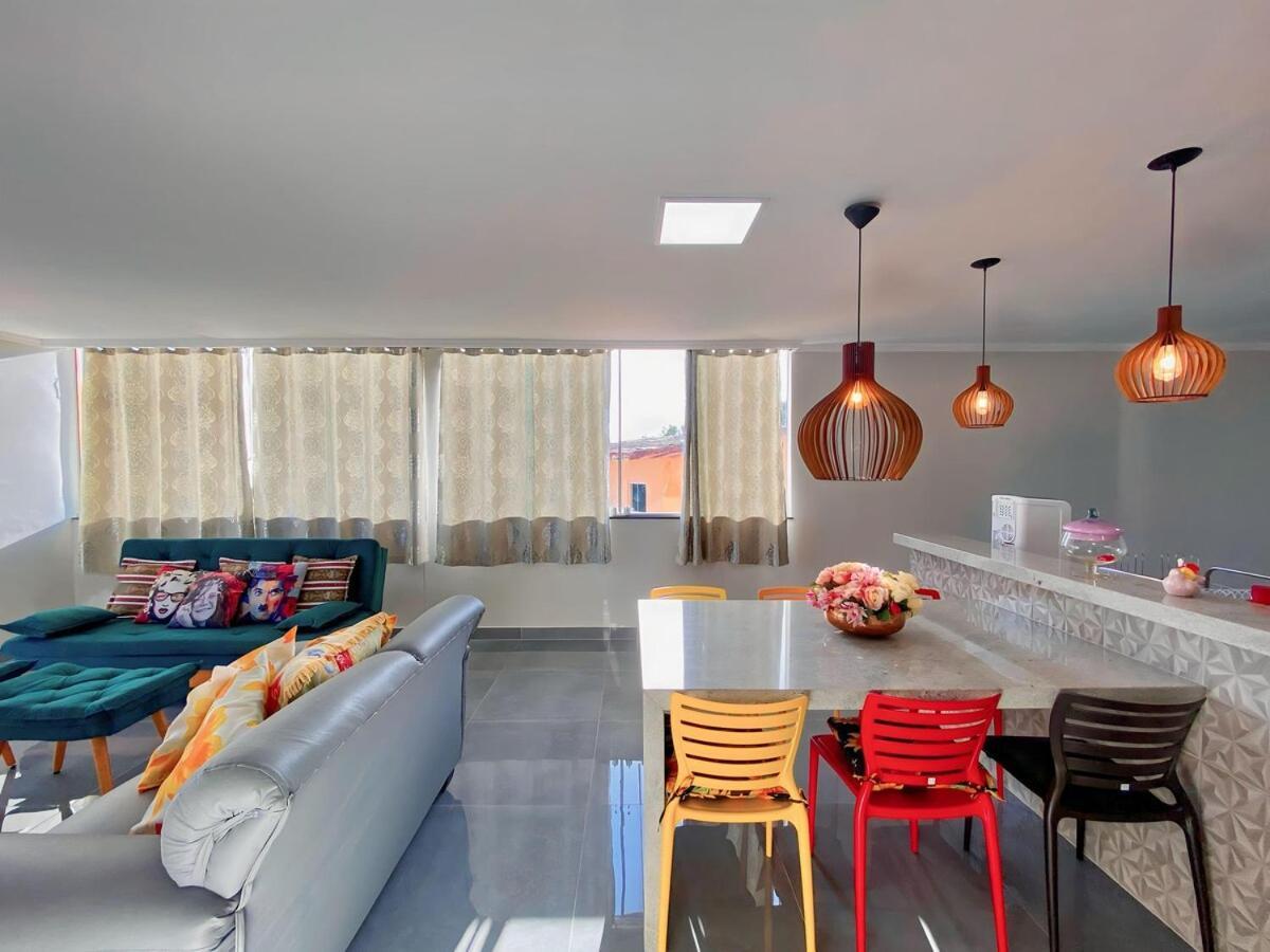 구아라파리 Casa Luxo Vista Incrivel Meaipe 빌라 외부 사진